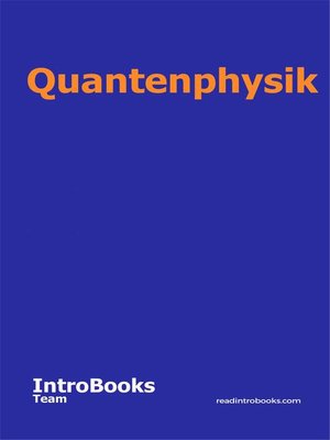 cover image of Quantenphysik
